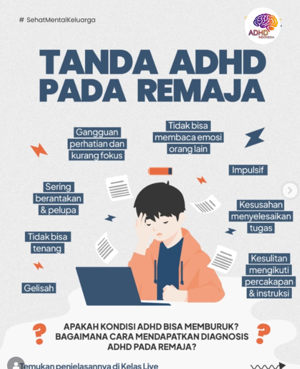 Screening ADHD Non-Diagnostik: Edukasi Awal bagi Orang Tua di Kabupaten Bekasi